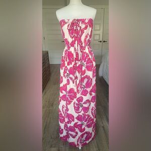 Juicy Couture floral strapless Maxi